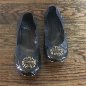Tory Burch patent leather Caroline flat